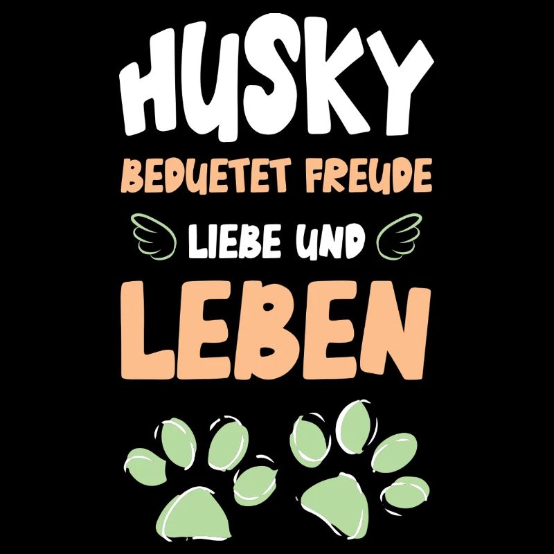 Husky Freude Liebe Leben