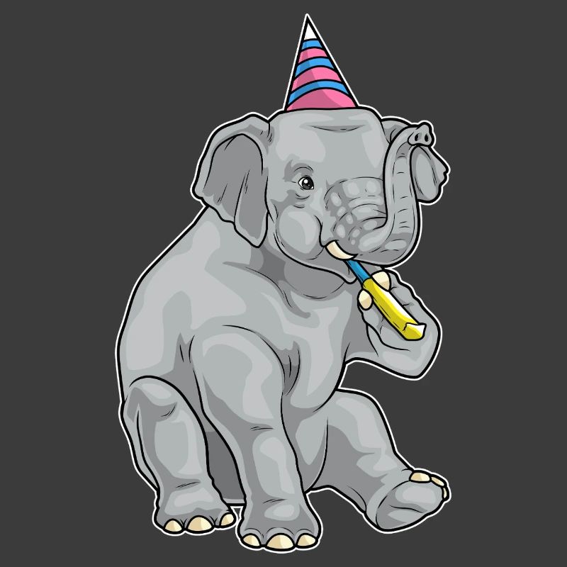 Elephant Birthday Toad