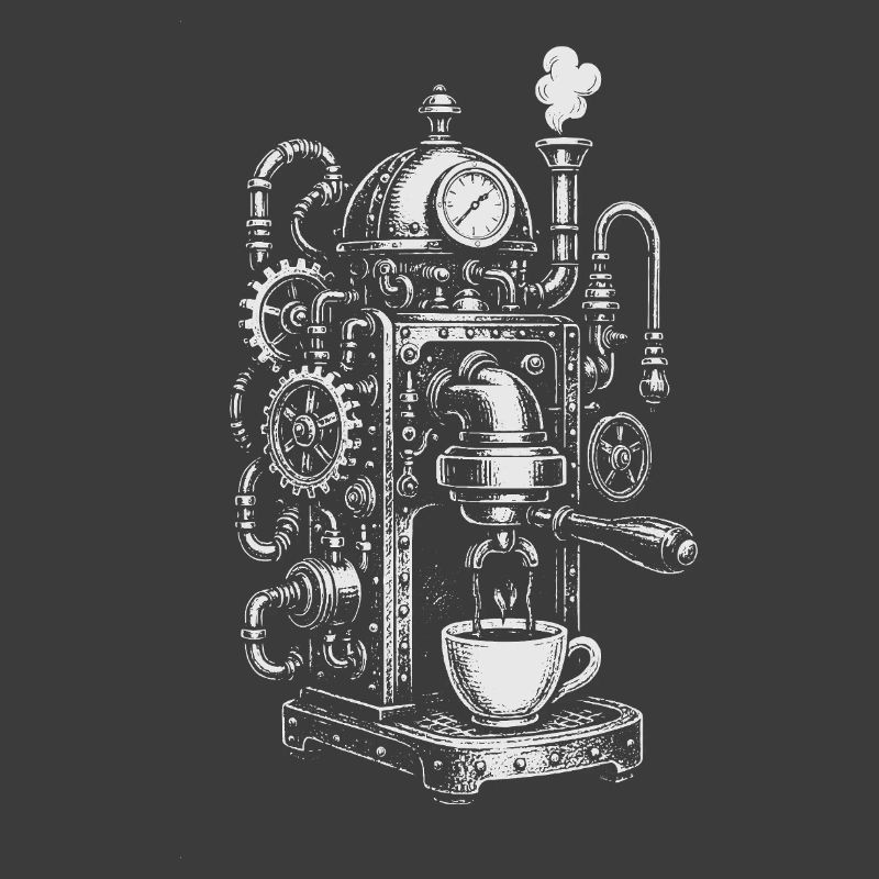 Steampunk Espresso Machine