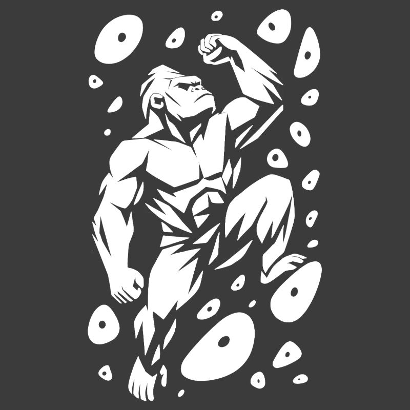 Bouldering Climbing Power Gorilla Silverback Strength