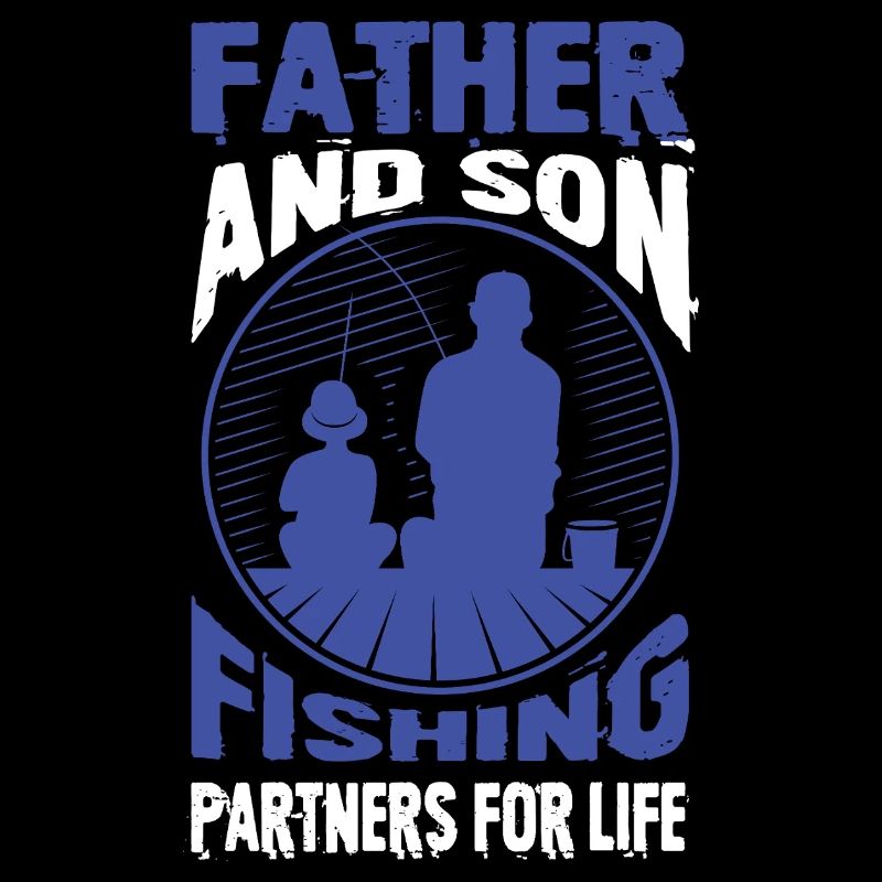 Vater & Sohn Angeln Geschenk 