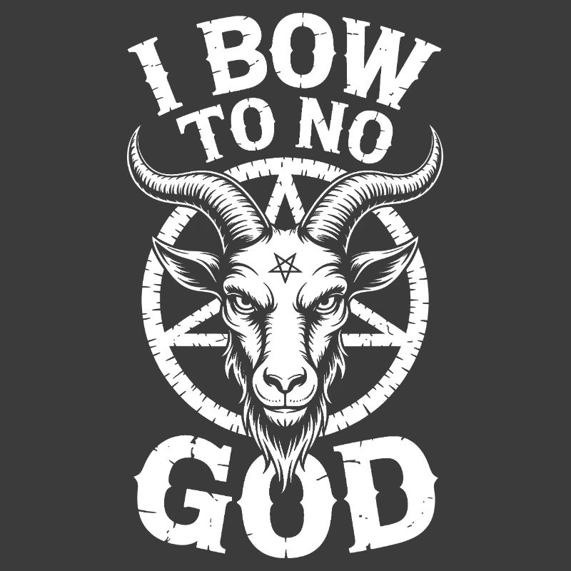 Goat Skull Emblem: No God