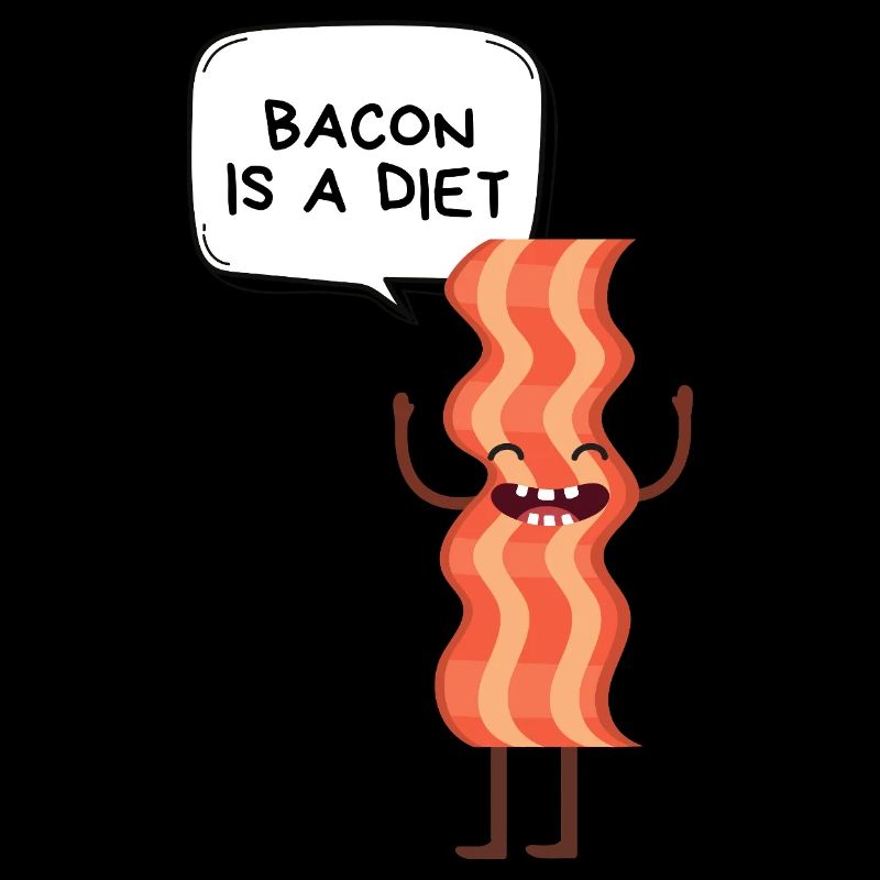 Bacon on a humorous diet