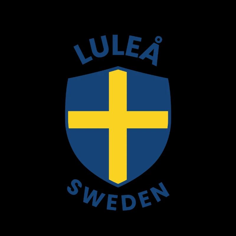 Drapeau de Suède de Luleå