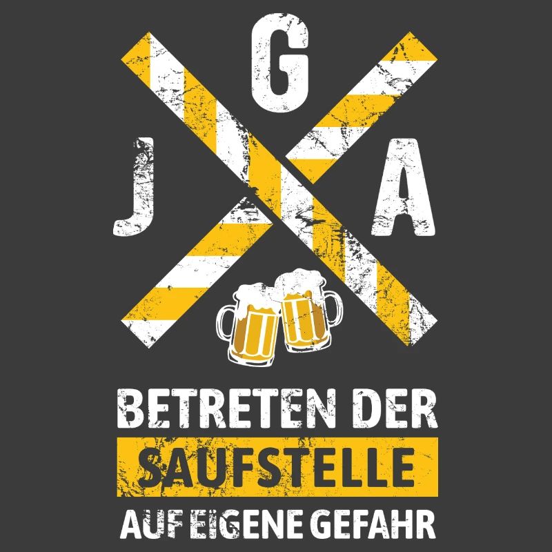 Enterrement de vie de garçon entrant dans le site de consommation d’alcool Avertissement