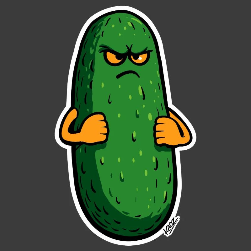 Grumpy Pickle Maskottchen