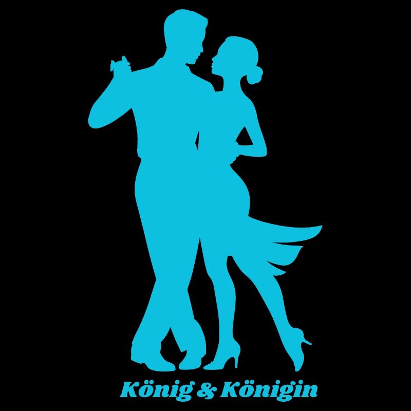 Tanzendes Pärchen Silhouette