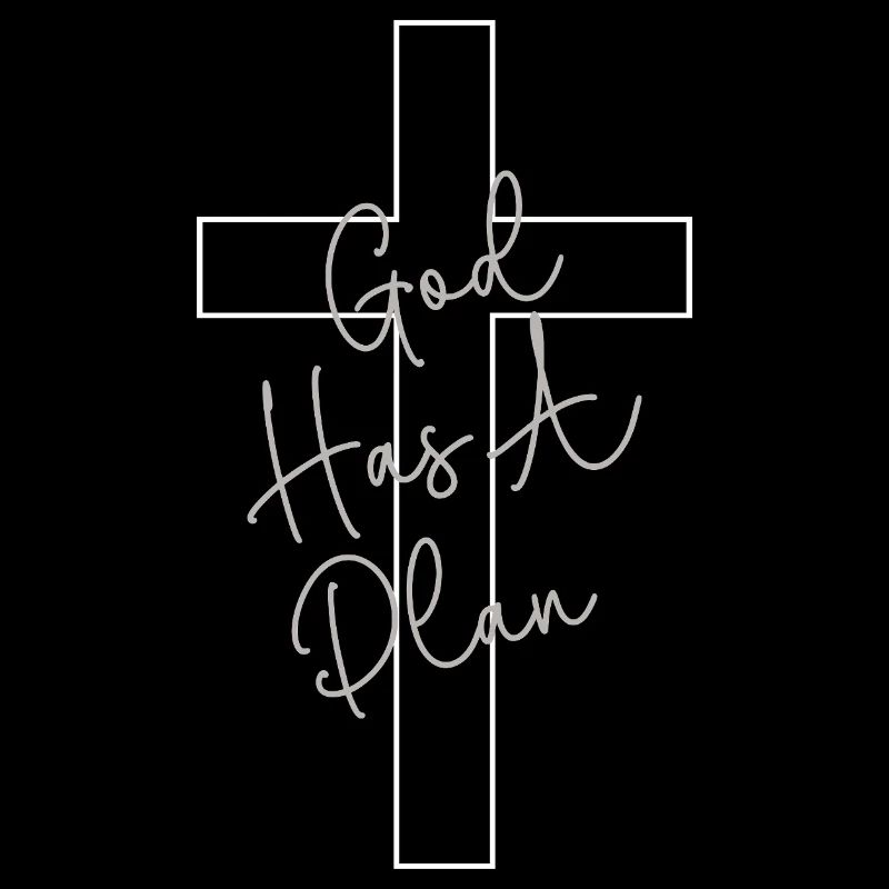 Gottes Plan Kreuz Handschrift Glaube Kirche Bibel