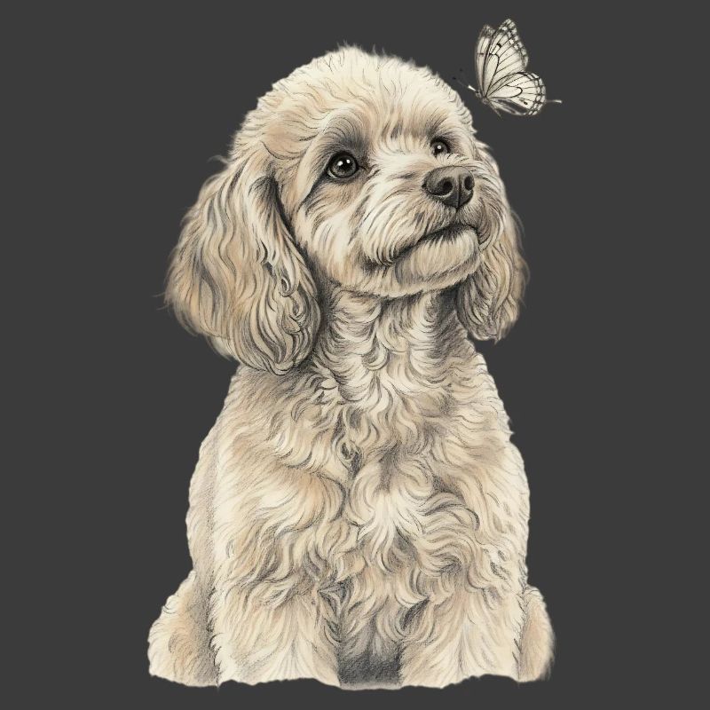 Caniche avec chien papillon Goldendoodle