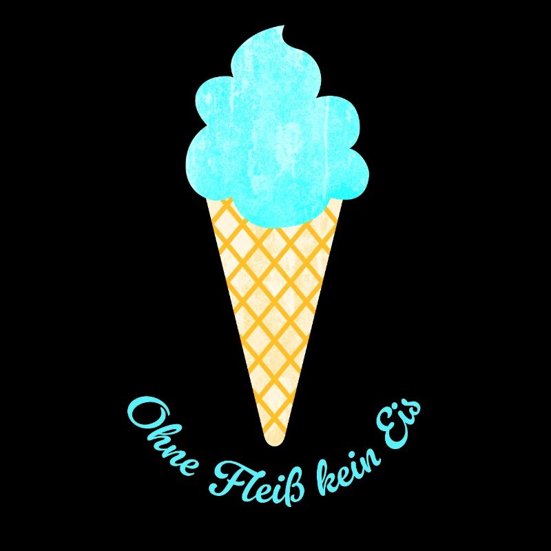 Eis Waffel coole Sprüche Quote Sommer Eiscreme Fan