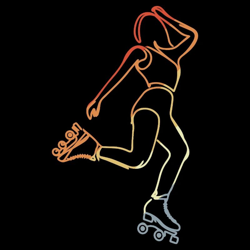 Roller skater sketch