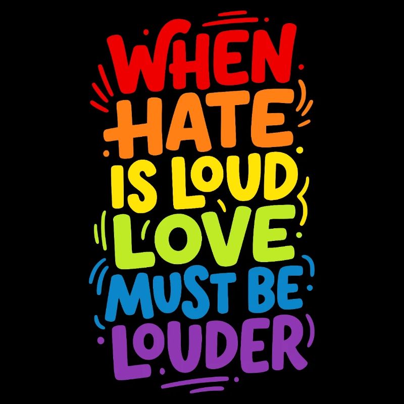 When hate is loud love must be louder 