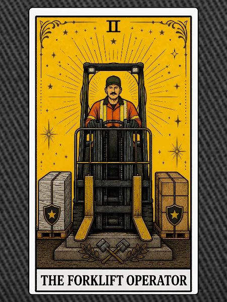 Staplerfahrer | Logistik Tarot
