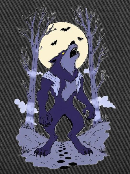 Werwolf im Mondlicht