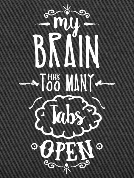 my brain - white