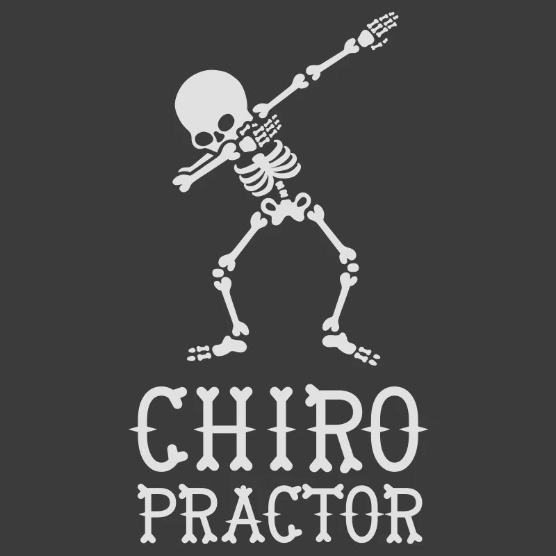 Dab dabbing skeleton chiropractor
