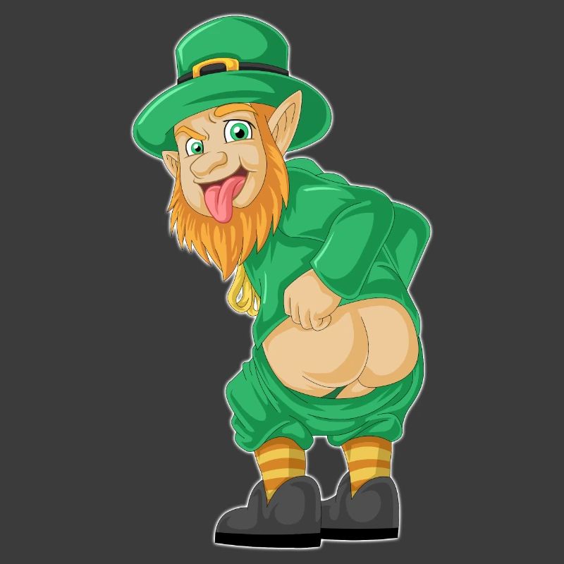 Funny Leprechaun Butt Shirt – St. Patrick’s Day Te