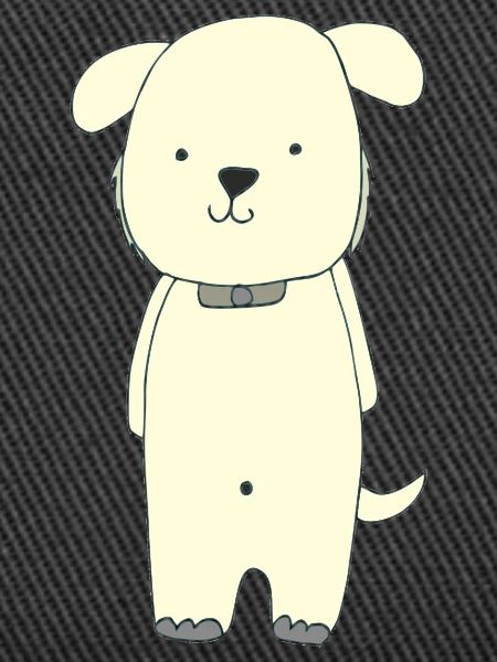 dog yellow