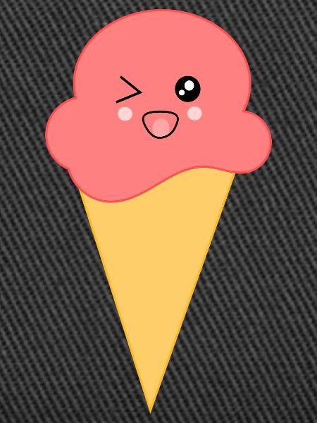 Eis Eiscreme Erdbeereis