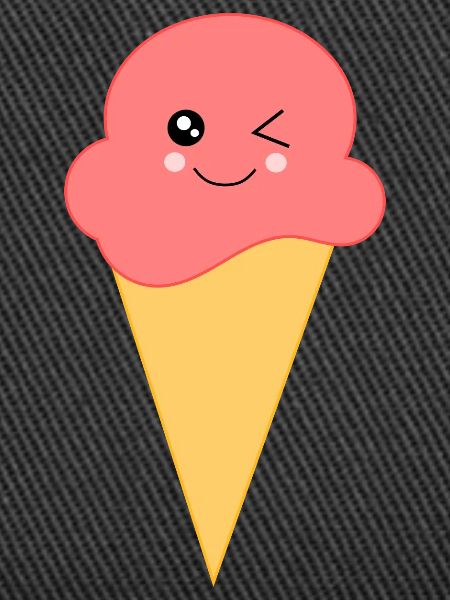 Eis Eiscreme Erdbeereis