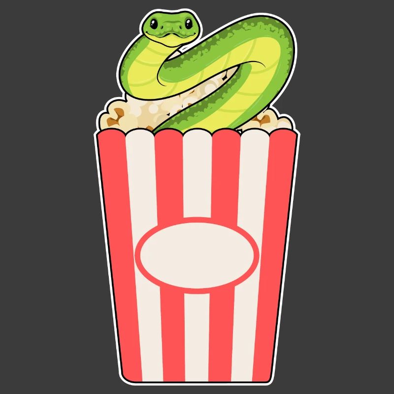 Maïs soufflé serpent