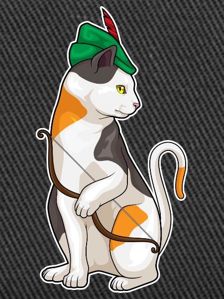 Cat Archer Bow