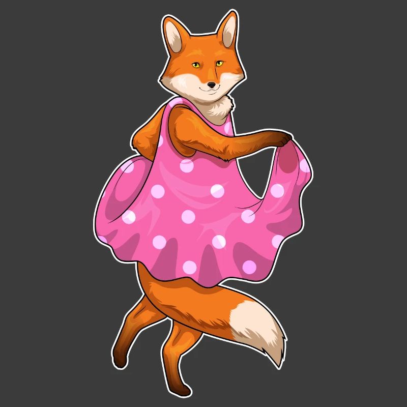 Robe à pois Fox