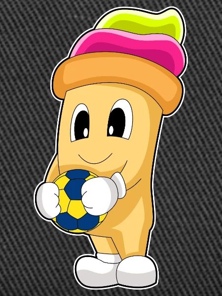 Cupcake Handball Player Handball