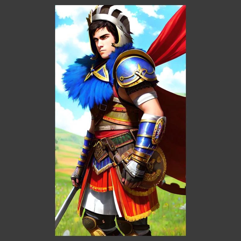 Multicolor Knight Gladiator