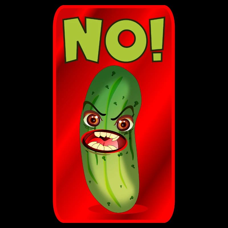 DESSIN ANIMÉ DE CORNICHON - NON