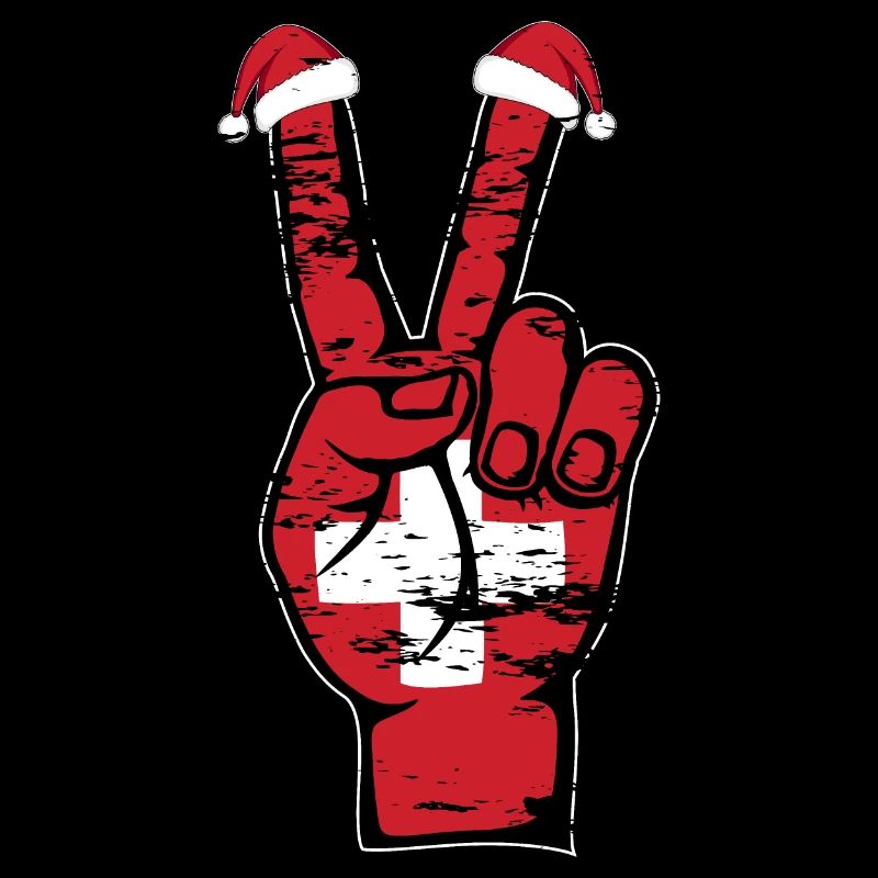 Drapeau de la Suisse Noël Symbole de la paix utilisé