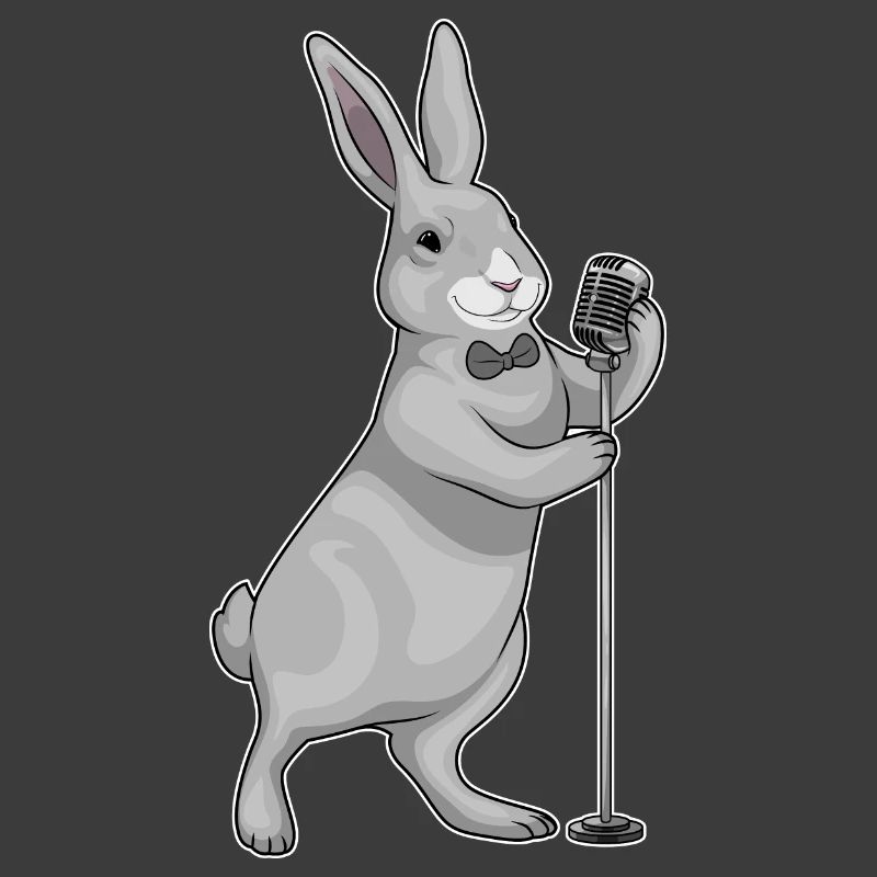 Chant Microphone Bunny Singer