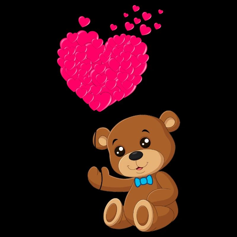 Teddybär mit Herz