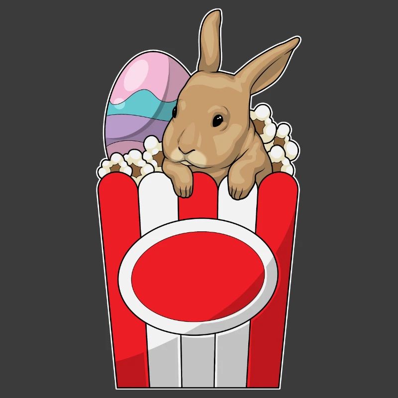 Lapin Pâques Oeuf de Pâques Popcorn