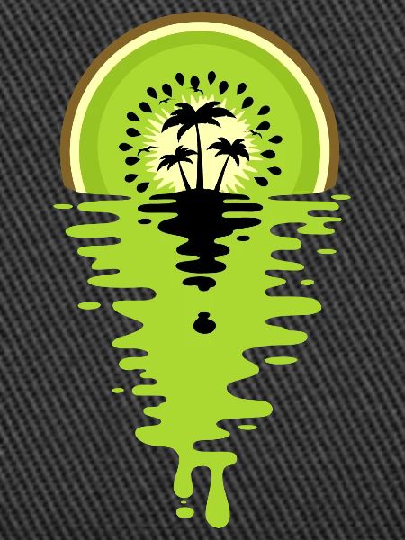 Sunset Kiwi Saft