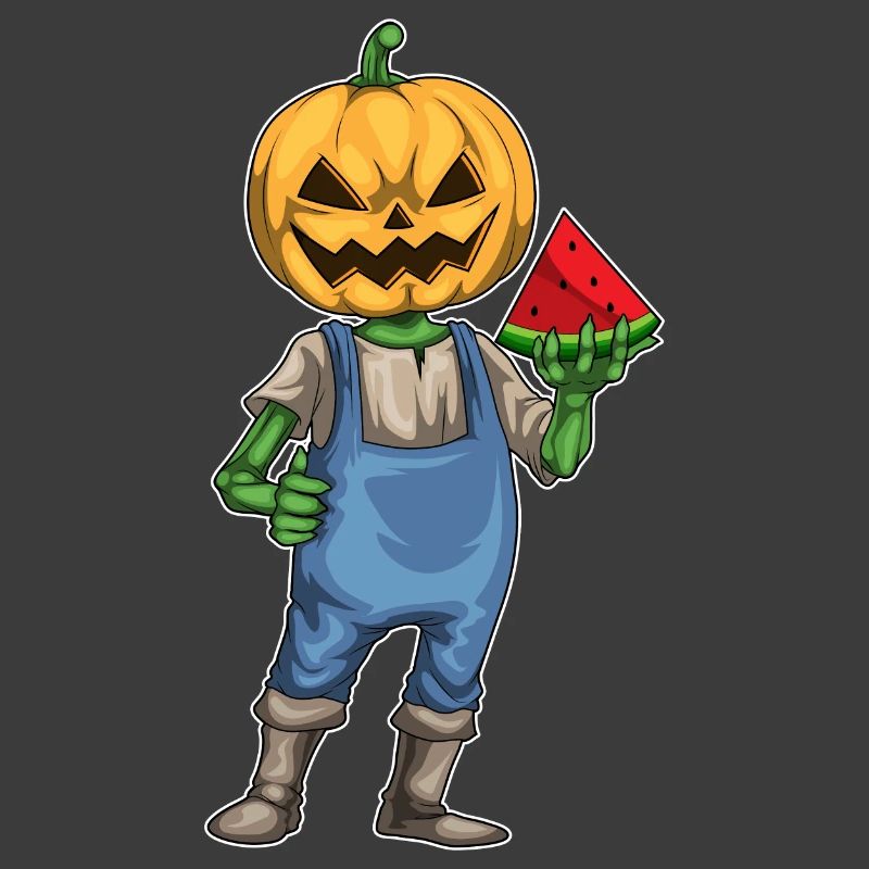 Pastèque d’Halloween Jack O’Lantern