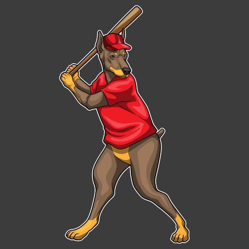 Bâton de baseball Doberman