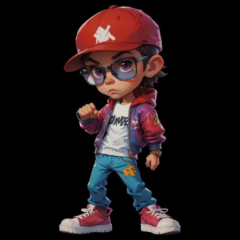 Adolescent branché cool