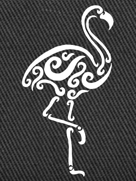 Weißer Flamingo