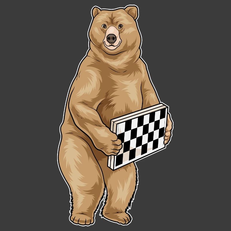 Bear Chessboard Chess Board Game
