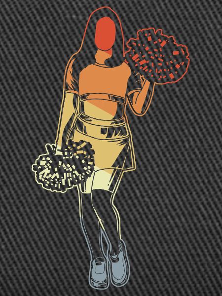 Cheerleader Mädchen