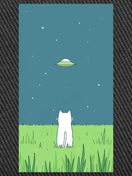 Cat and UFO