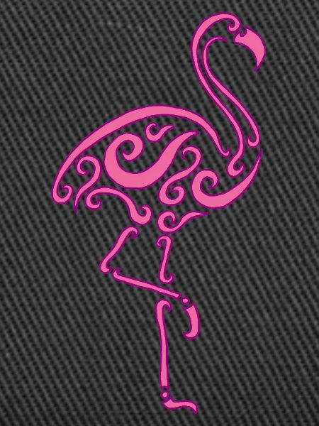A pink bird