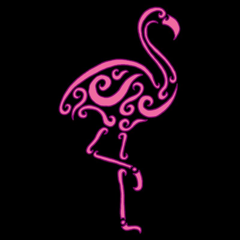 Un oiseau rose