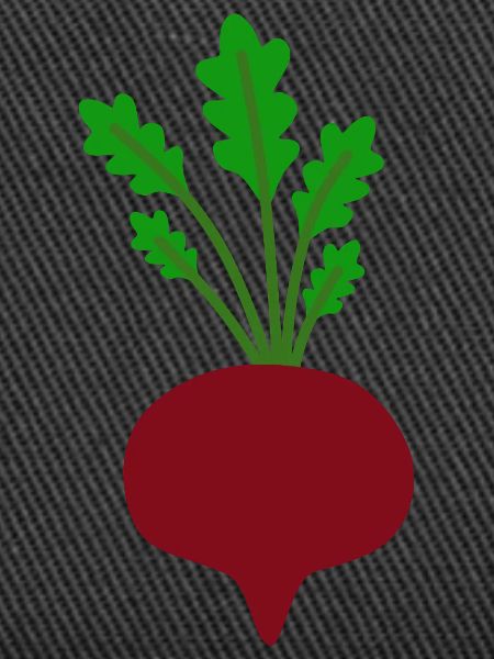 Vibrant Beetroot Leaf Illustration