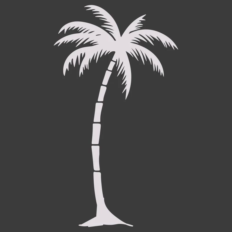 Tropical Palm Tree Silhouette