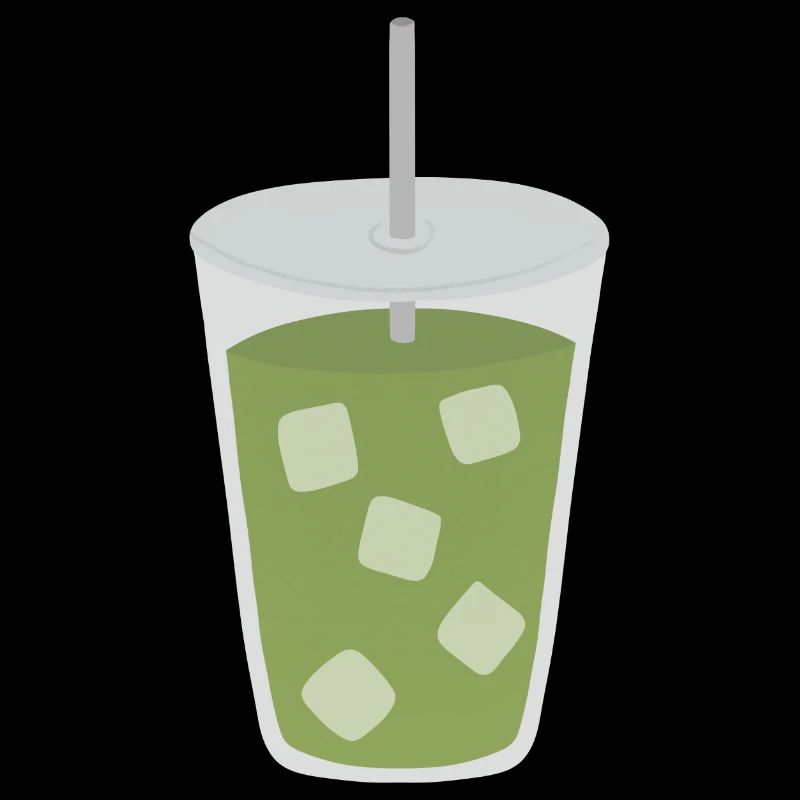Boisson glacée au matcha latte