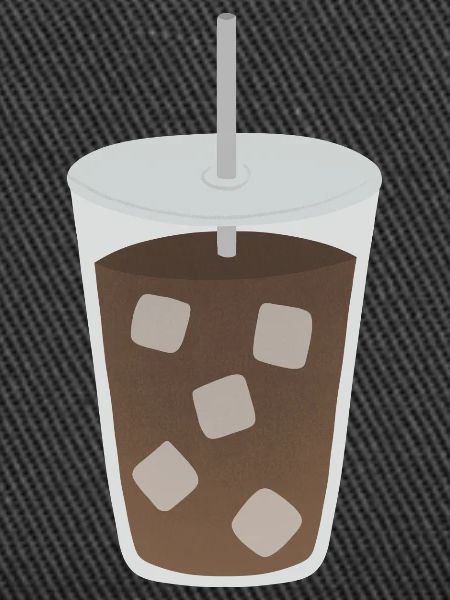 Iced Coffee Cube Pattern