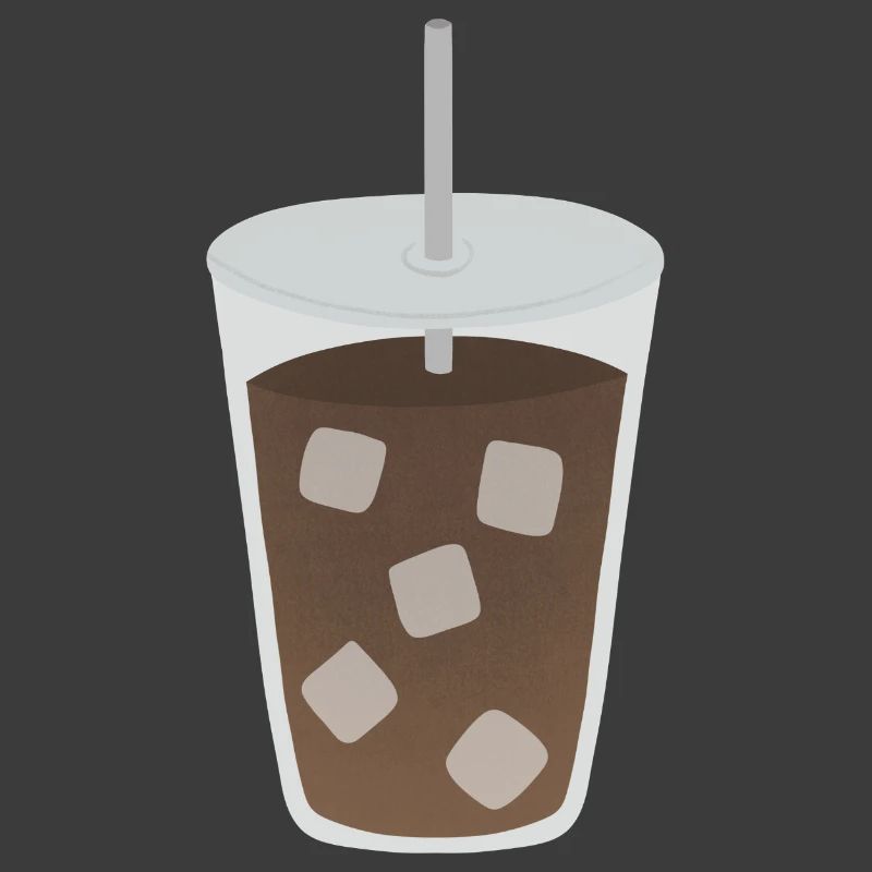 Iced Coffee Cube Pattern