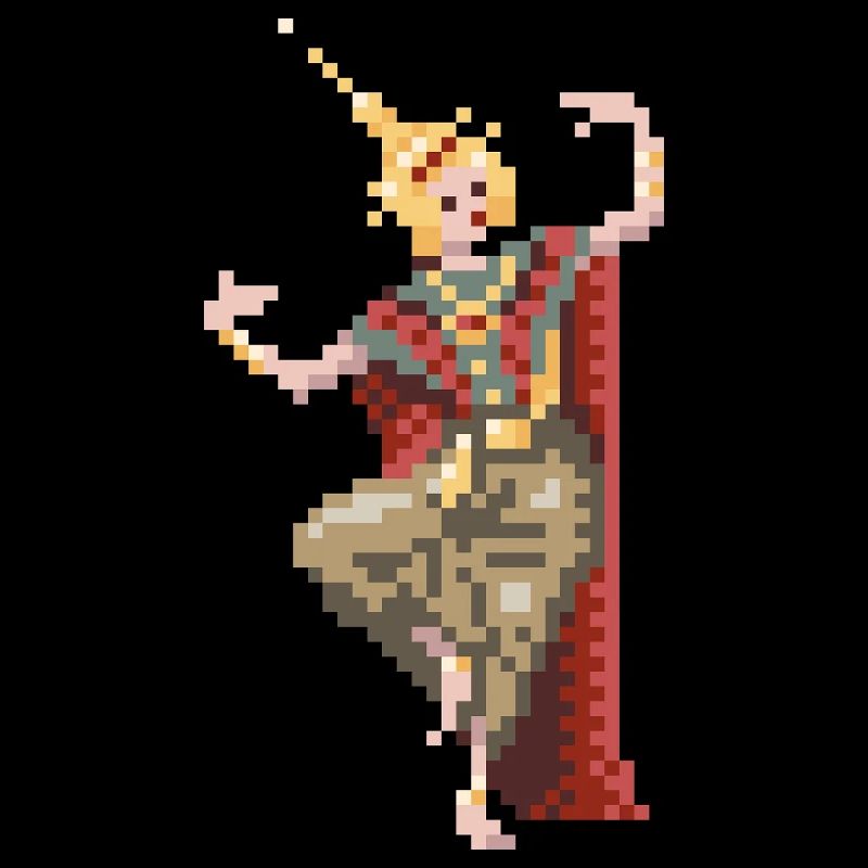 Danseuse thaïlandaise 8bit
